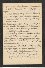 Nachlass Franz Steindachner, Liste (zu Inv.Nr. 537.01) von Prinzessin Therese von Bayern an Franz Steindachner, Inv.Nr. 537.06, Seite 16